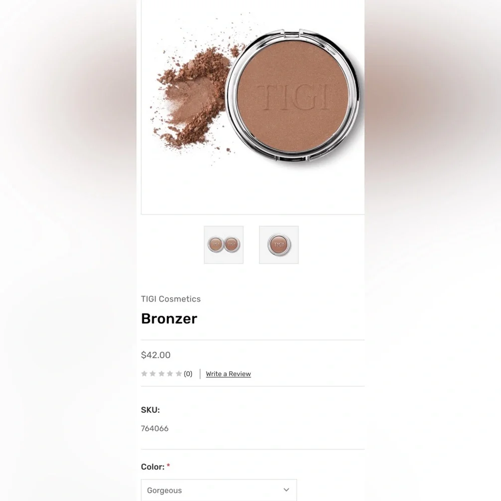 TIGI Bronzer Glamour or Gorgeous